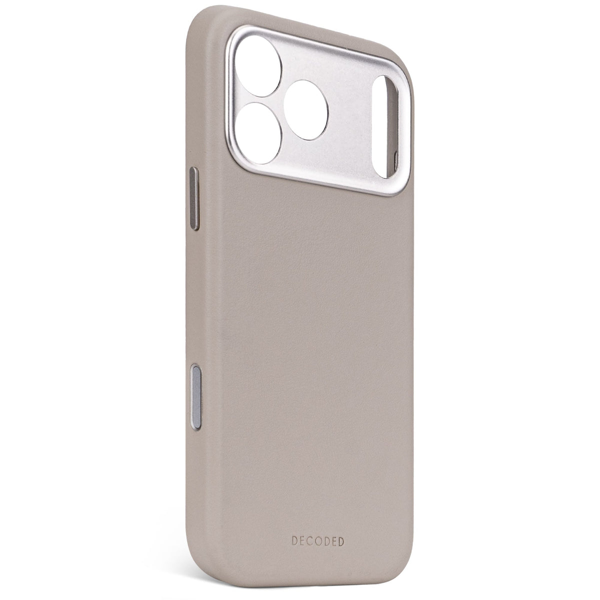 Decoded Leather Backcover - skórzana obudowa ochronna do iPhone 17 Pro kompatybilna z MagSafe solid clay