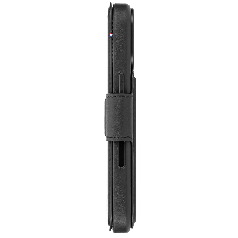 Decoded Leather Detachable Wallet - skórzana obudowa ochronna do iPhone 17 Pro kompatybilna z MagSafe black