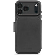 Decoded Leather Detachable Wallet - skórzana obudowa ochronna do iPhone 17 Pro Max kompatybilna z MagSafe black