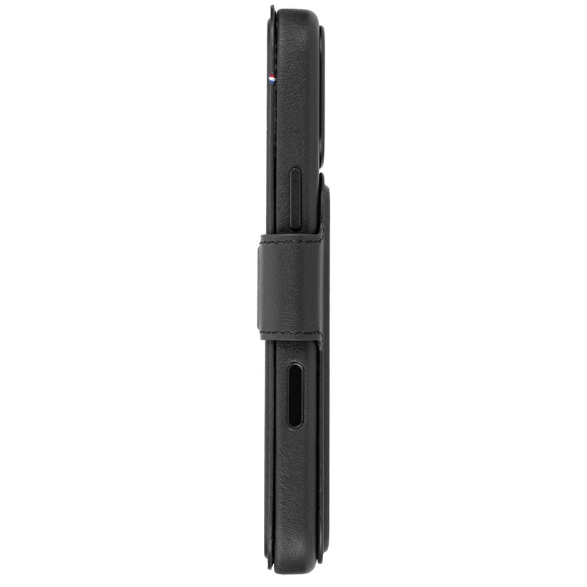 Decoded Leather Detachable Wallet - skórzana obudowa ochronna do iPhone 17 Pro Max kompatybilna z MagSafe black