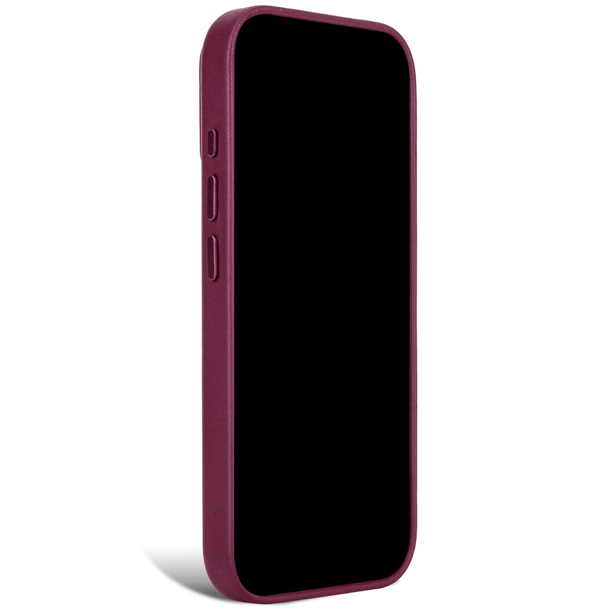 Decoded Leather Backcover - skórzana obudowa ochronna do iPhone 18 Pro Max kompatybilna z MagSafe oberżynowa