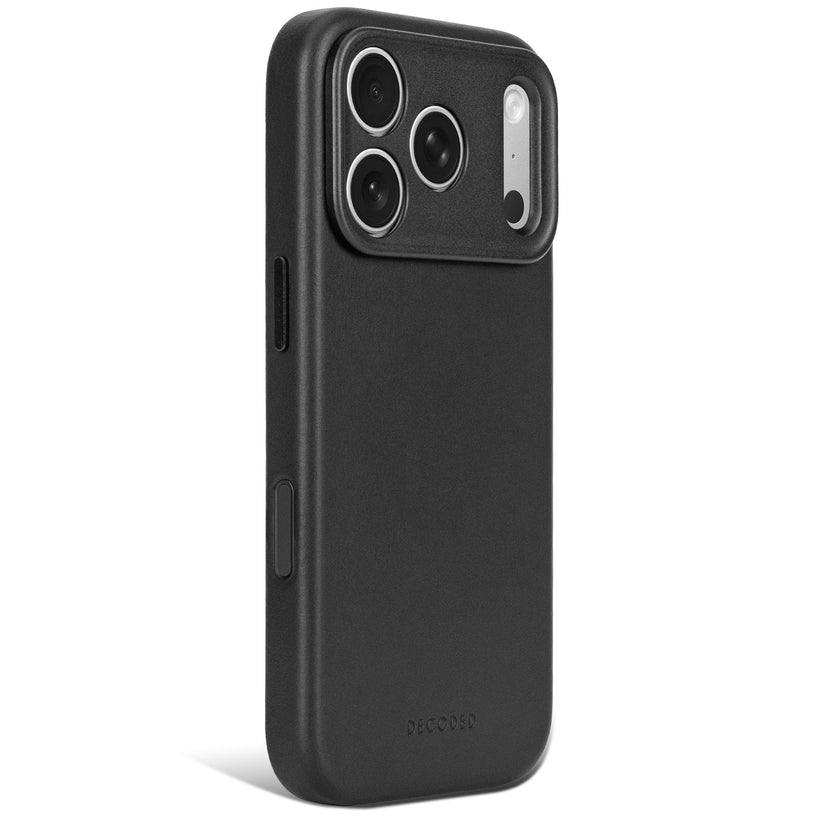 Decoded Leather Backcover - skórzana obudowa ochronna do iPhone 18 Pro Max kompatybilna z MagSafe czarna