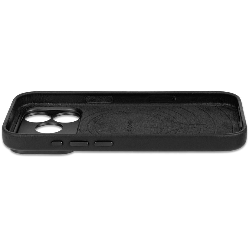 Decoded Leather Backcover - skórzana obudowa ochronna do iPhone 18 Pro kompatybilna z MagSafe czarna