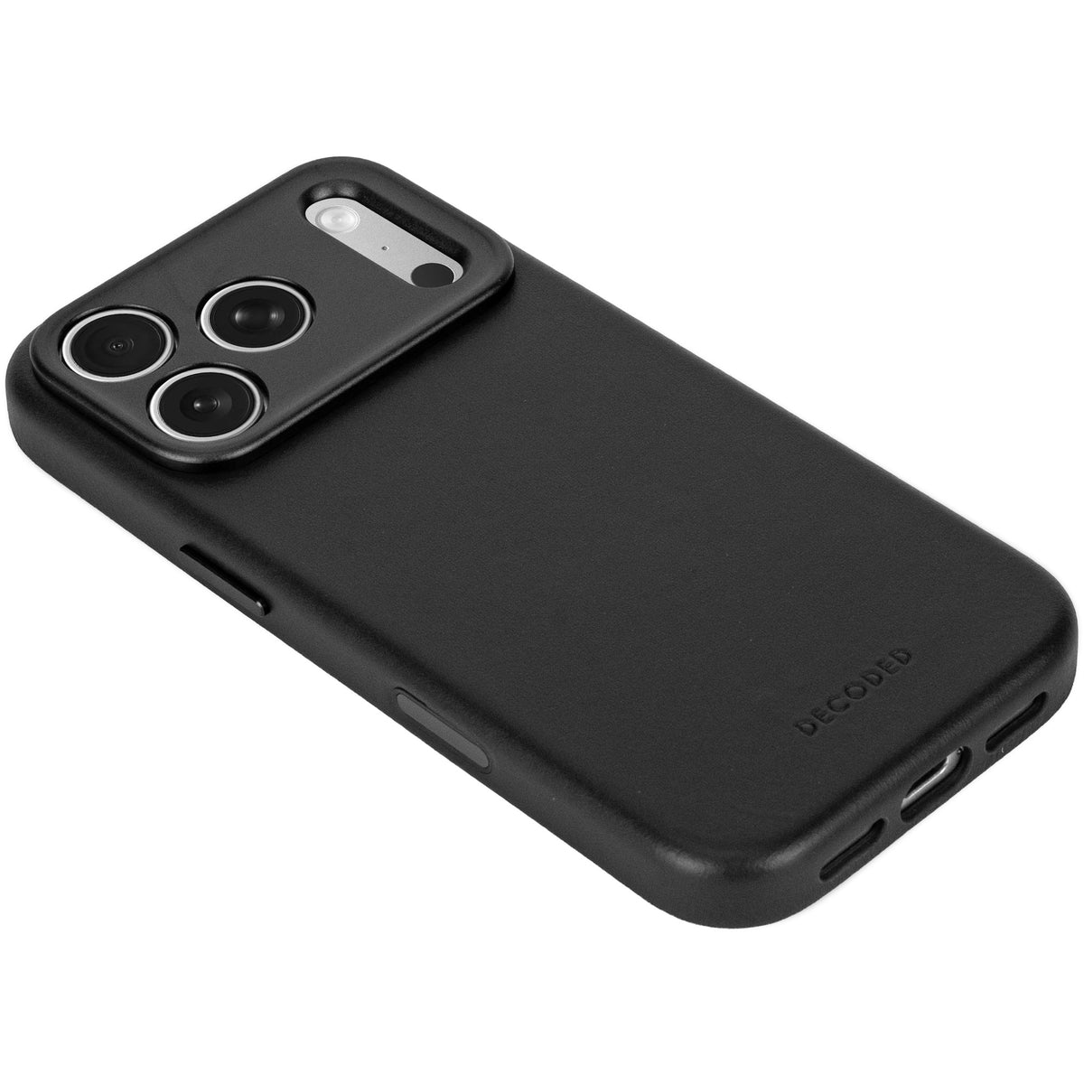 Decoded Leather Backcover - skórzana obudowa ochronna do iPhone 18 Pro Max kompatybilna z MagSafe czarna