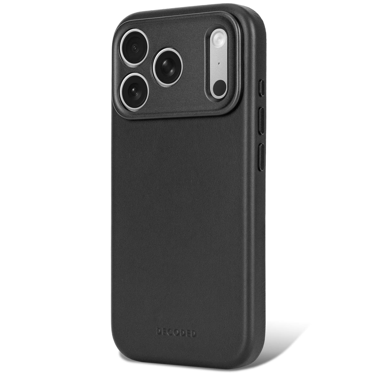 Decoded Leather Backcover - skórzana obudowa ochronna do iPhone 18 Pro kompatybilna z MagSafe czarna