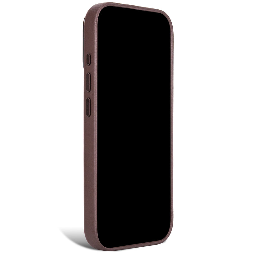Decoded Leather Backcover - skórzana obudowa ochronna do iPhone 18 Pro kompatybilna z MagSafe brązowa