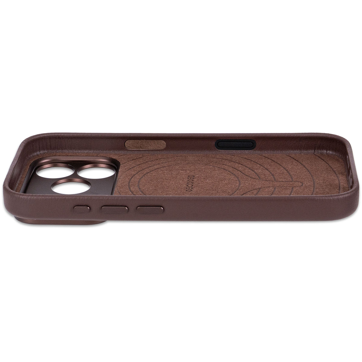 Decoded Leather Backcover - skórzana obudowa ochronna do iPhone 18 Pro Max kompatybilna z MagSafe brązowa