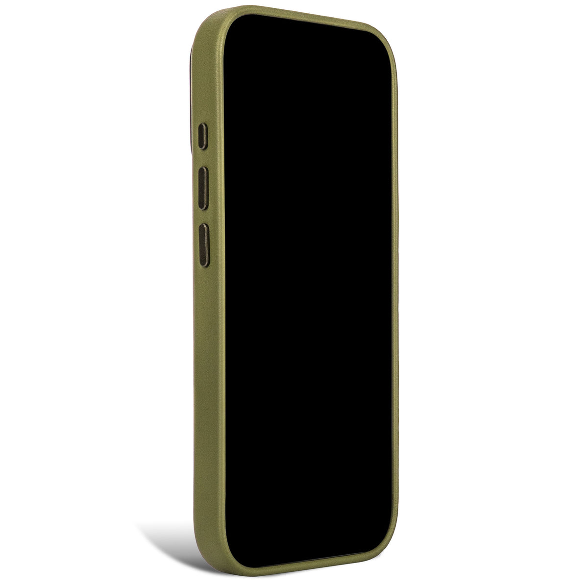Decoded Leather Backcover - skórzana obudowa ochronna do iPhone 18 Pro kompatybilna z MagSafe zielona