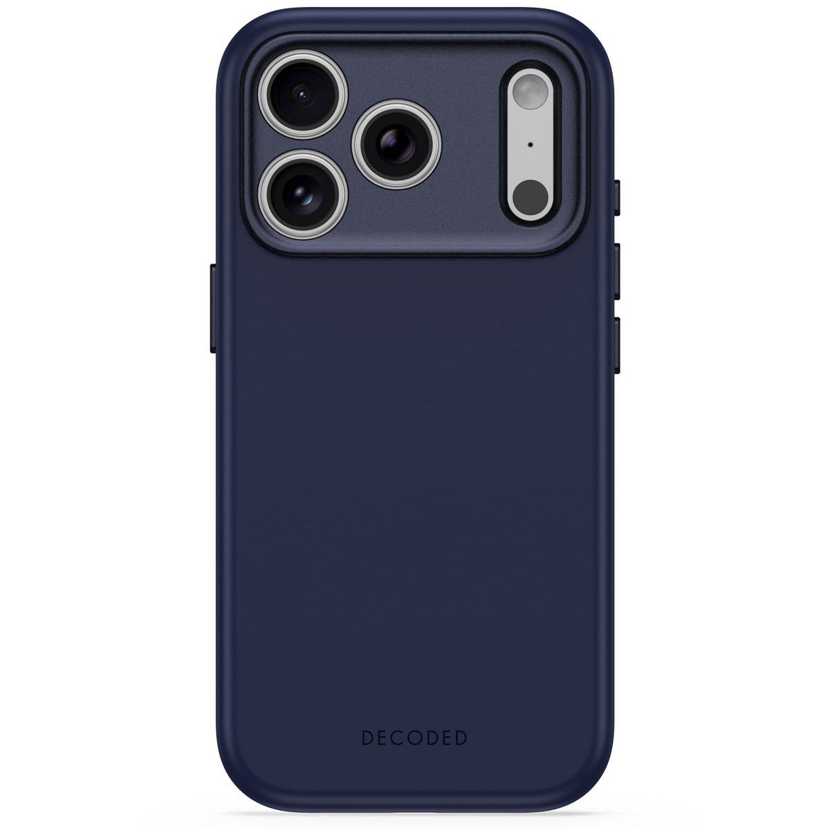 Decoded AntiMicrobial Silicone Backcover - silikonowa obudowa ochronna do iPhone 18 Pro Max kompatybilna z MagSafe niebieska