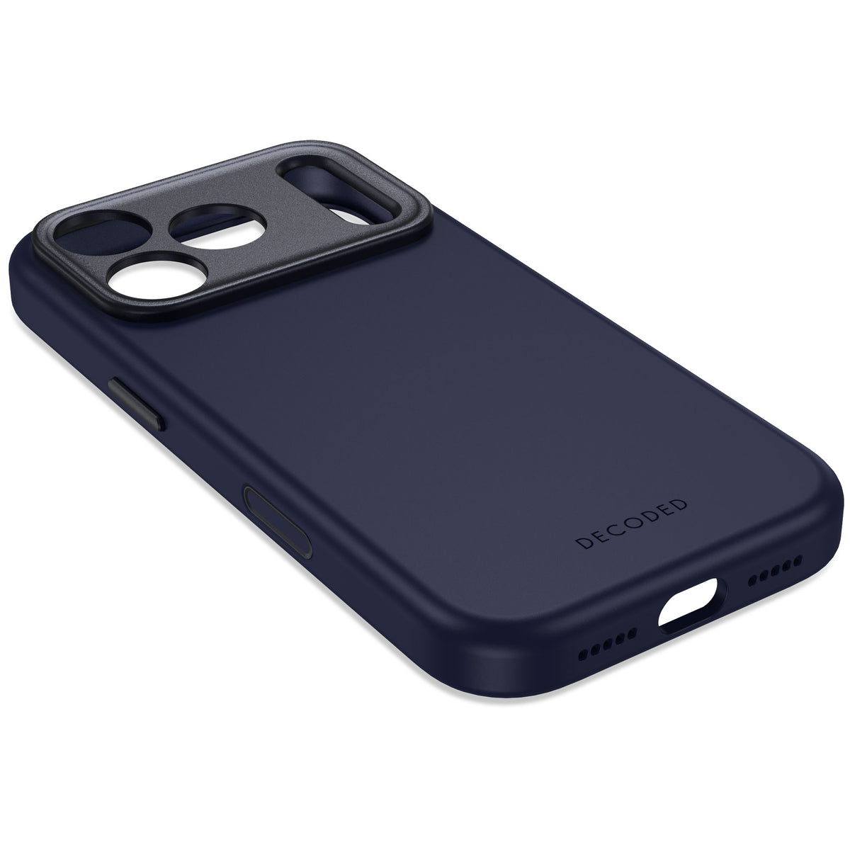 Decoded AntiMicrobial Silicone Backcover - silikonowa obudowa ochronna do iPhone 18 Pro Max kompatybilna z MagSafe niebieska