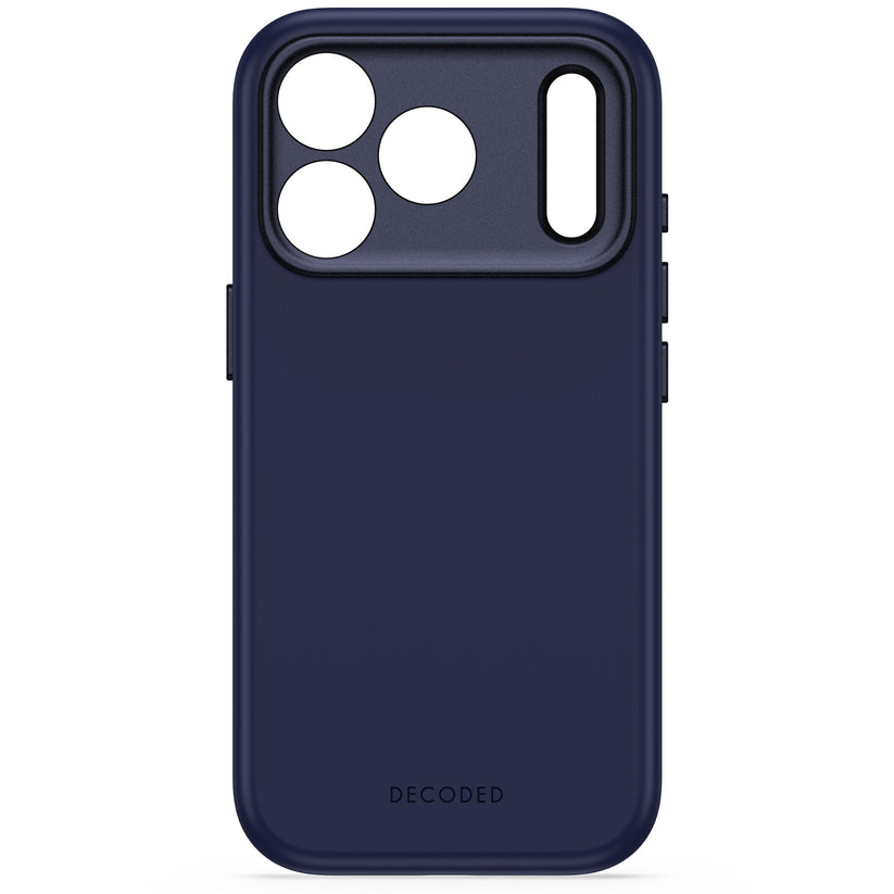 Decoded AntiMicrobial Silicone Backcover - silikonowa obudowa ochronna do iPhone 18 Pro Max kompatybilna z MagSafe niebieska