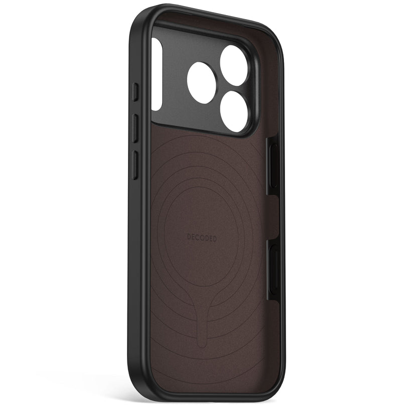 Decoded AntiMicrobial Silicone Backcover - silikonowa obudowa ochronna do iPhone 18 Pro kompatybilna z MagSafe czarna