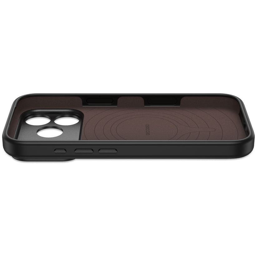 Decoded AntiMicrobial Silicone Backcover - silikonowa obudowa ochronna do iPhone 18 Pro kompatybilna z MagSafe czarna