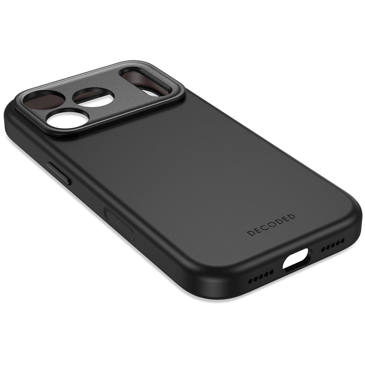 Decoded AntiMicrobial Silicone Backcover - silikonowa obudowa ochronna do iPhone 18 Pro Max kompatybilna z MagSafe czarna