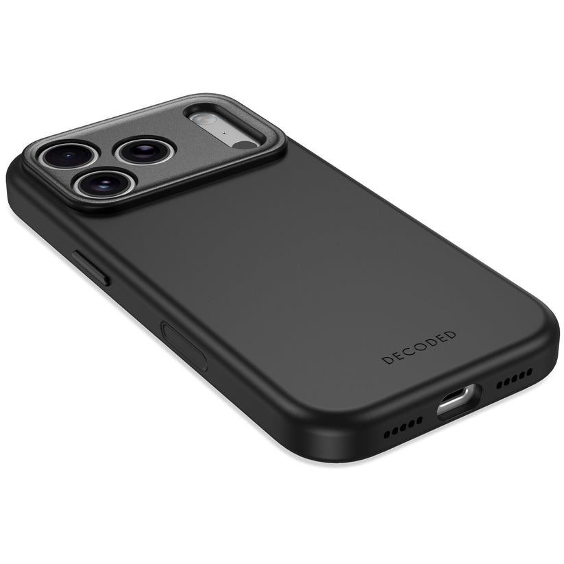 Decoded AntiMicrobial Silicone Backcover - silikonowa obudowa ochronna do iPhone 18 Pro Max kompatybilna z MagSafe czarna
