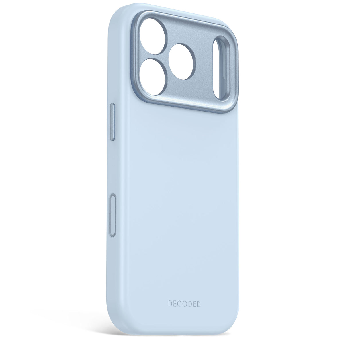 Decoded AntiMicrobial Silicone Backcover - silikonowa obudowa ochronna do iPhone 18 Pro kompatybilna z MagSafe jasnoniebieska