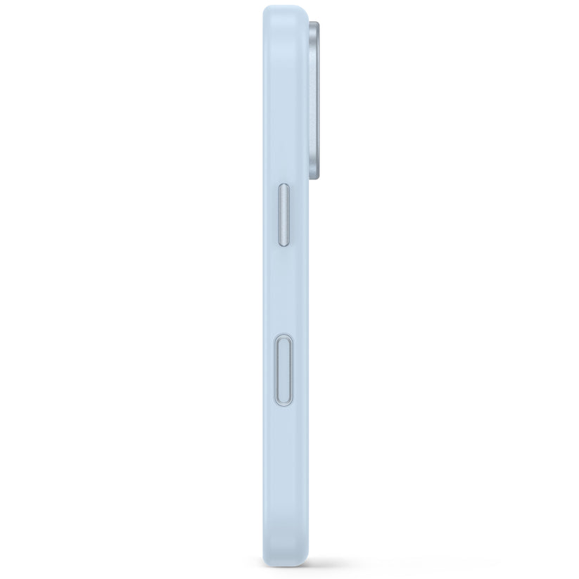 Decoded AntiMicrobial Silicone Backcover - silikonowa obudowa ochronna do iPhone 18 Pro kompatybilna z MagSafe jasnoniebieska