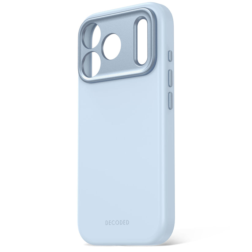 Decoded AntiMicrobial Silicone Backcover - silikonowa obudowa ochronna do iPhone 18 Pro kompatybilna z MagSafe jasnoniebieska