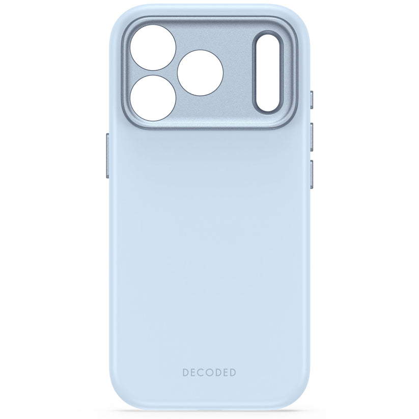 Decoded AntiMicrobial Silicone Backcover - silikonowa obudowa ochronna do iPhone 18 Pro Max kompatybilna z MagSafe jasnoniebieska