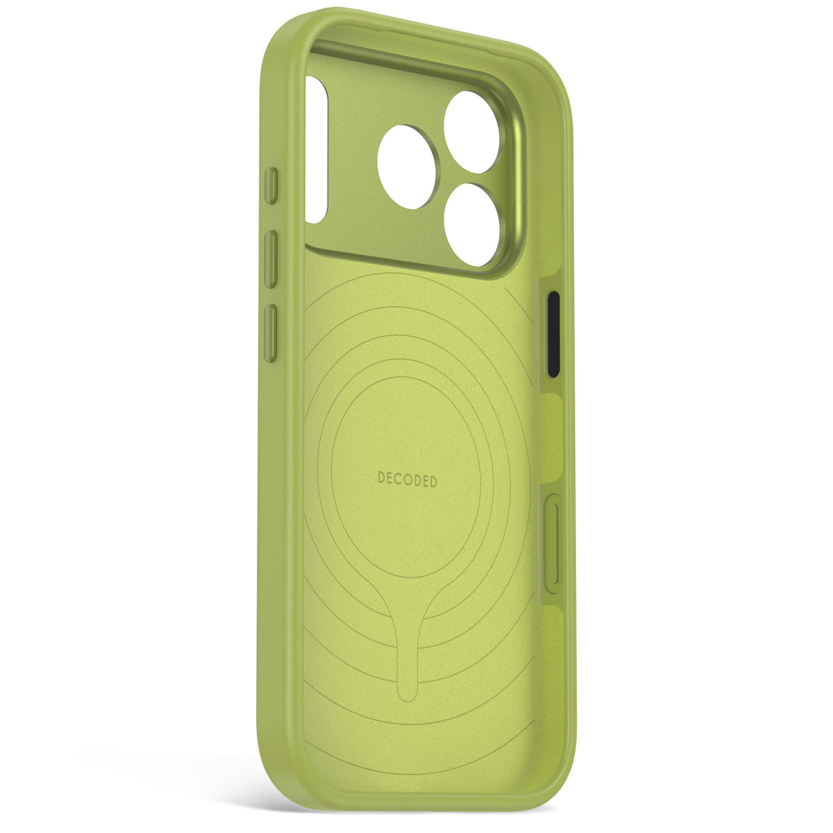 Decoded AntiMicrobial Silicone Backcover - silikonowa obudowa ochronna do iPhone 18 Pro Max kompatybilna z MagSafe zielona