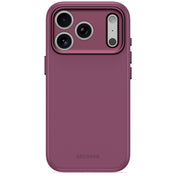 Decoded AntiMicrobial Silicone Backcover - silikonowa obudowa ochronna do iPhone 18 Pro kompatybilna z MagSafe śliwkowa