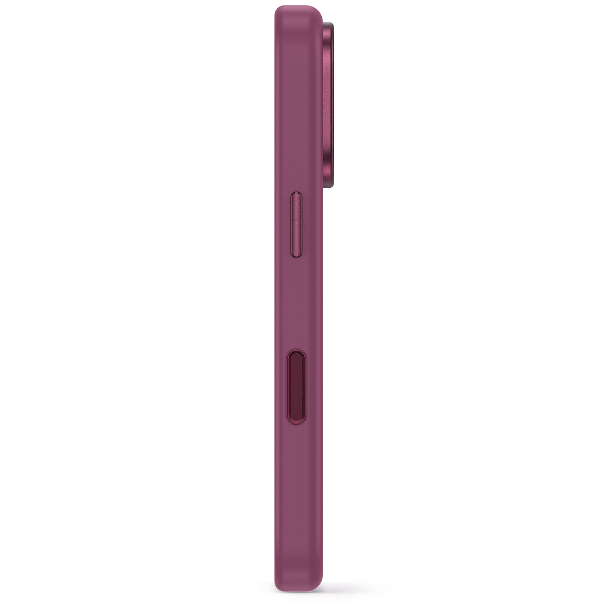 Decoded AntiMicrobial Silicone Backcover - silikonowa obudowa ochronna do iPhone 18 Pro kompatybilna z MagSafe śliwkowa