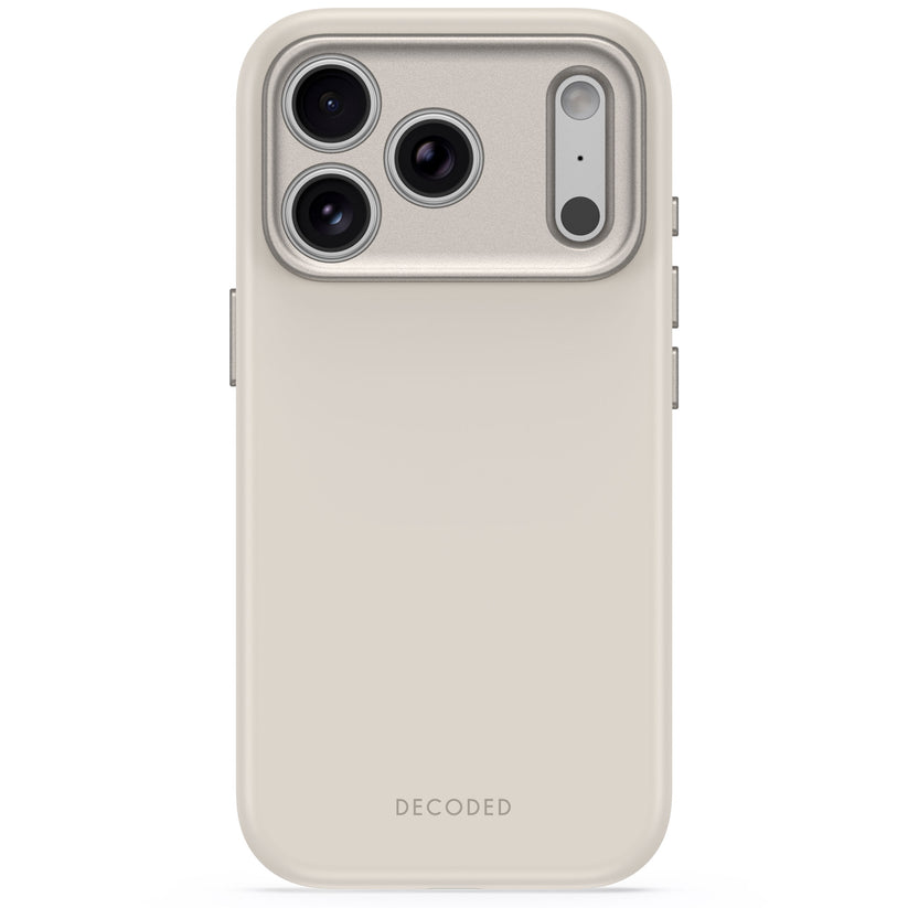 Decoded AntiMicrobial Silicone Backcover - silikonowa obudowa ochronna do iPhone 18 Pro Max kompatybilna z MagSafe szara