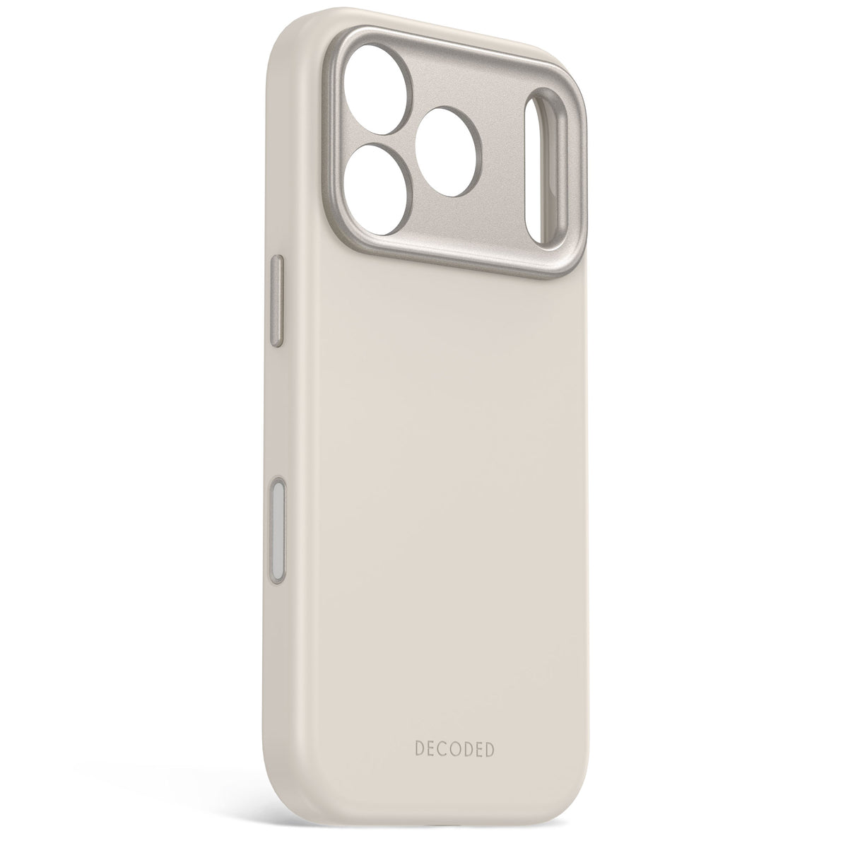 Decoded AntiMicrobial Silicone Backcover - silikonowa obudowa ochronna do iPhone 18 Pro kompatybilna z MagSafe szara