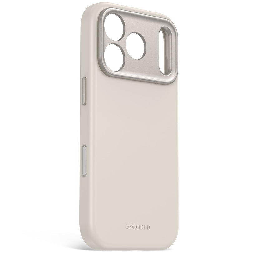 Decoded AntiMicrobial Silicone Backcover - silikonowa obudowa ochronna do iPhone 18 Pro Max kompatybilna z MagSafe szara