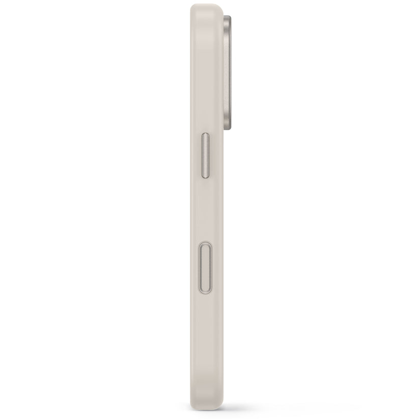 Decoded AntiMicrobial Silicone Backcover - silikonowa obudowa ochronna do iPhone 18 Pro kompatybilna z MagSafe szara
