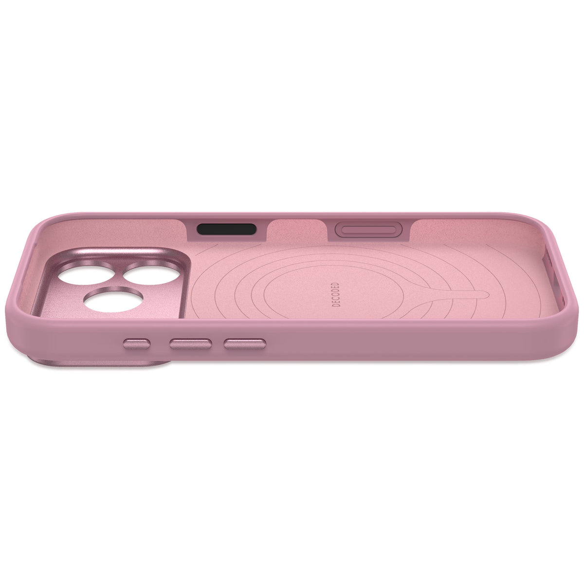 Decoded AntiMicrobial Silicone Backcover - silikonowa obudowa ochronna do iPhone 18 Pro Max kompatybilna z MagSafe różowa