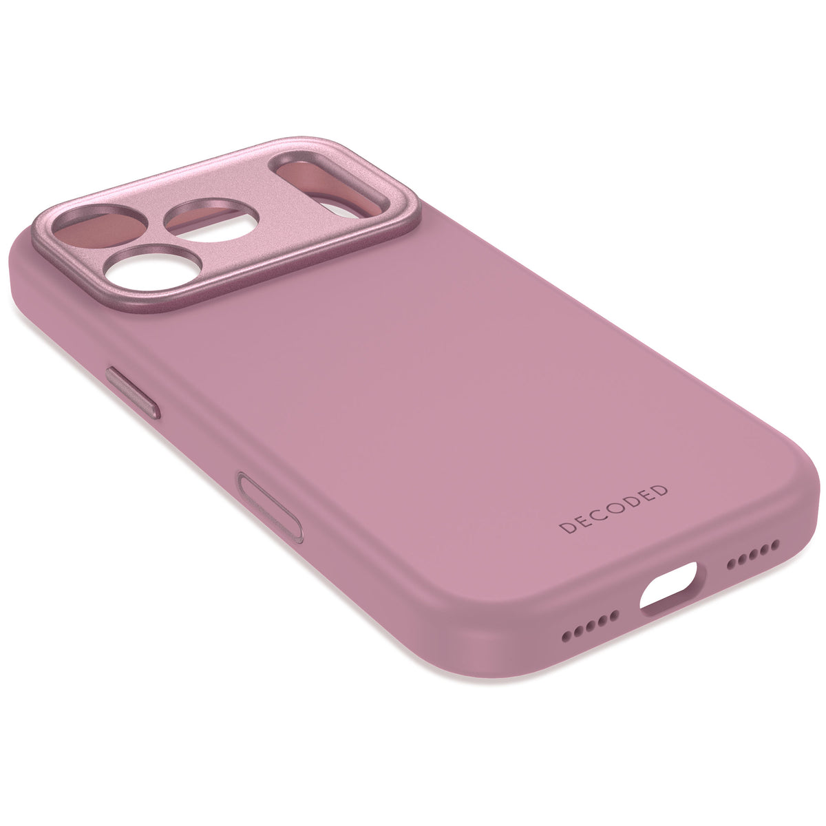 Decoded AntiMicrobial Silicone Backcover - silikonowa obudowa ochronna do iPhone 18 Pro Max kompatybilna z MagSafe różowa