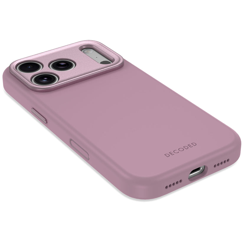 Decoded AntiMicrobial Silicone Backcover - silikonowa obudowa ochronna do iPhone 18 Pro kompatybilna z MagSafe różowa