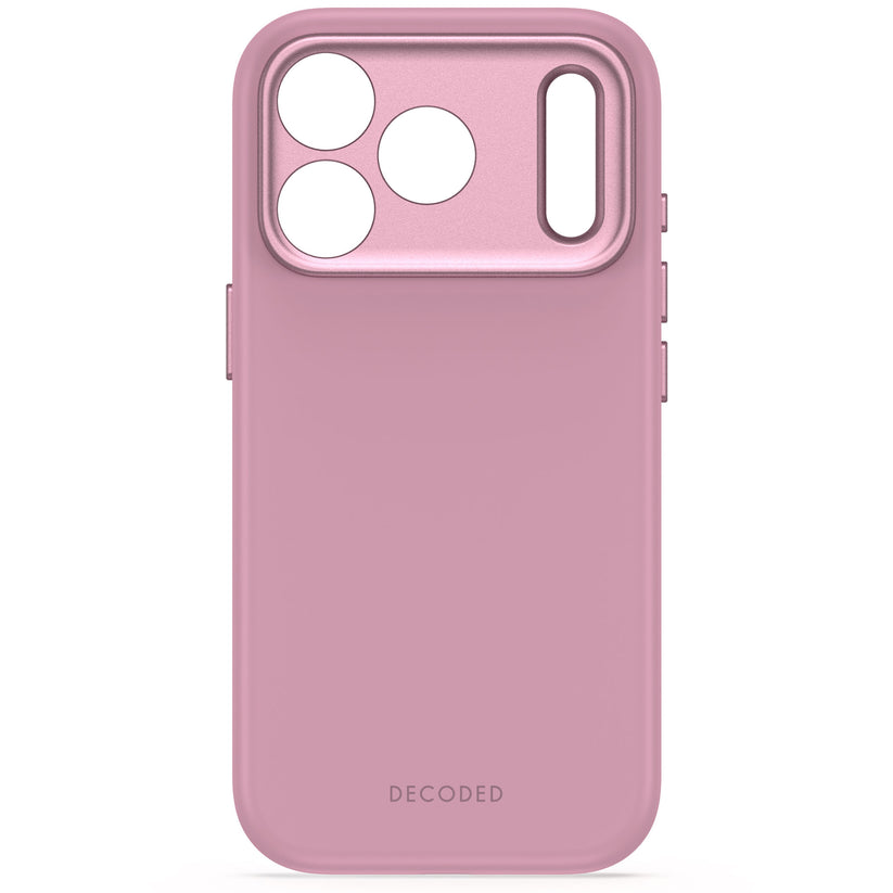 Decoded AntiMicrobial Silicone Backcover - silikonowa obudowa ochronna do iPhone 18 Pro kompatybilna z MagSafe różowa