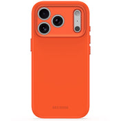 Decoded AntiMicrobial Silicone Backcover - silikonowa obudowa ochronna do iPhone 18 Pro Max kompatybilna z MagSafe pomarańczowa