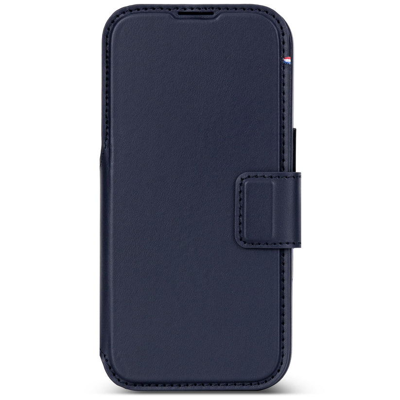 Decoded Leather Detachable Wallet - skórzana obudowa ochronna do iPhone 18 Pro kompatybilna z MagSafe granatowa