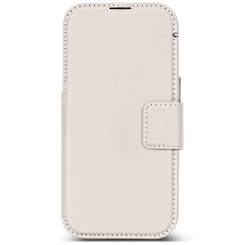 Decoded Leather Detachable Wallet - skórzana obudowa ochronna do iPhone 18 Pro Max kompatybilna z MagSafe beżowa