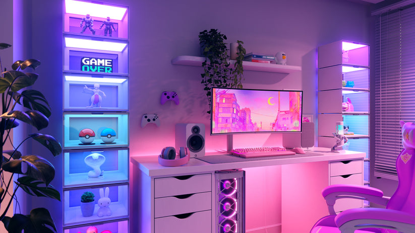 Nanoleaf x Fantaqi EXPO Smart LED Display Case Starter Pack - witryna z podświetleniem LED 38cm x 29cm x 22cm (4 sztuki)