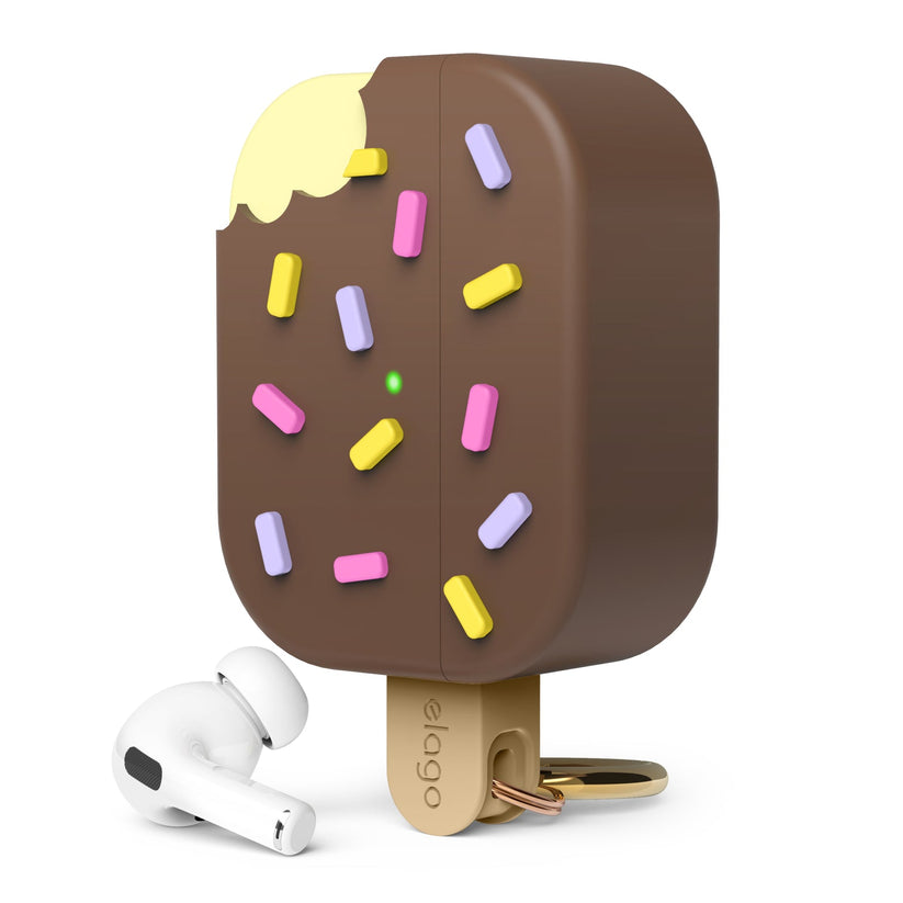Elago AirPods Pro 2 Ice Cream Case - etui do AirPods Pro 2 brązowe