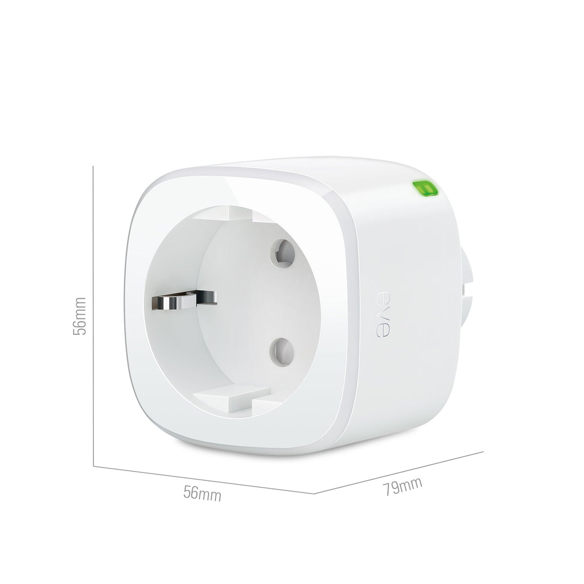 Eve Energy - inteligentne gniazdo elektryczne z funkcją pomiaru zużycia energii (technologia Matter)