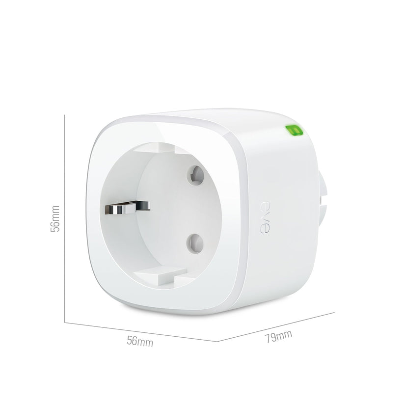 Eve Energy - inteligentne gniazdo elektryczne z funkcją pomiaru zużycia energii (technologia Matter)