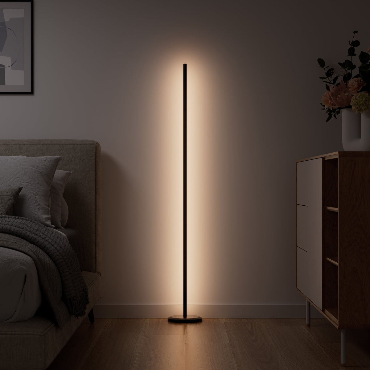 Nanoleaf Floor Lamp - inteligentna lampa podłogowa czarna