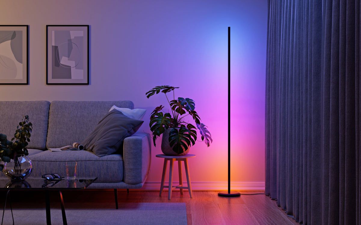 Nanoleaf Floor Lamp - inteligentna lampa podłogowa czarna