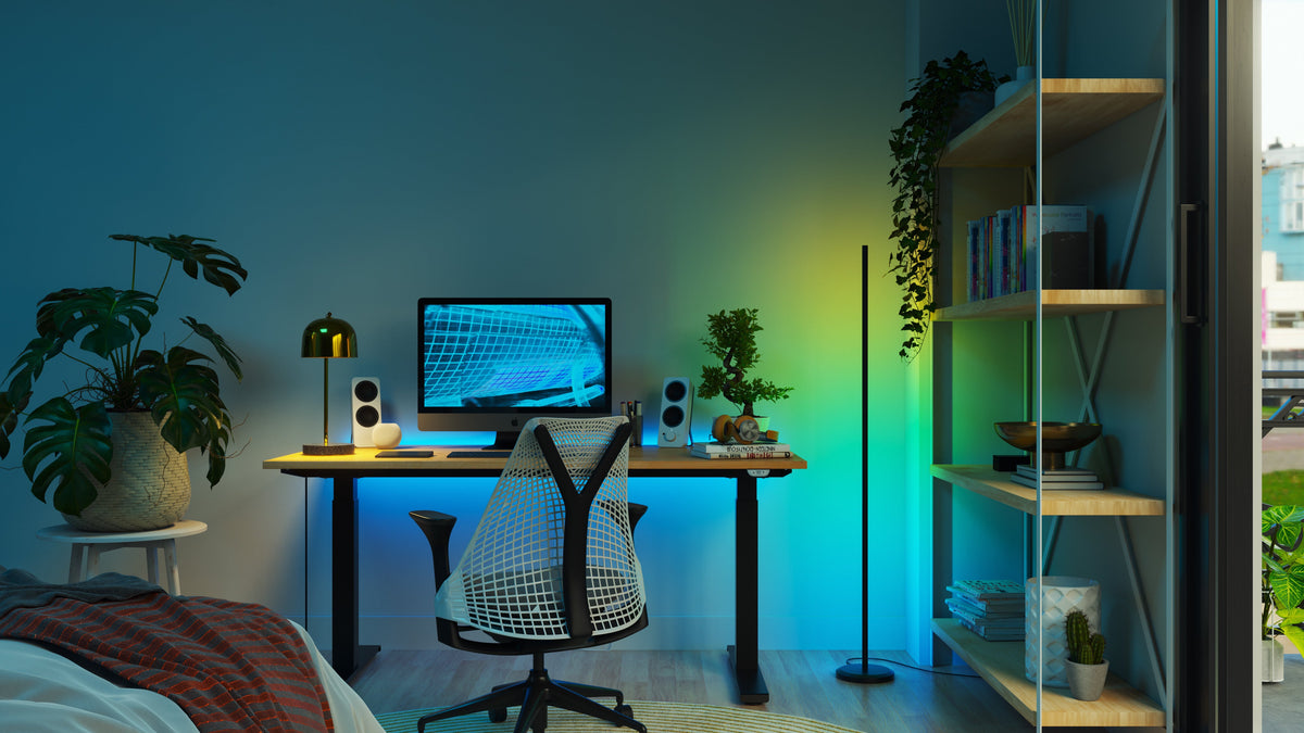 Nanoleaf Floor Lamp - inteligentna lampa podłogowa czarna