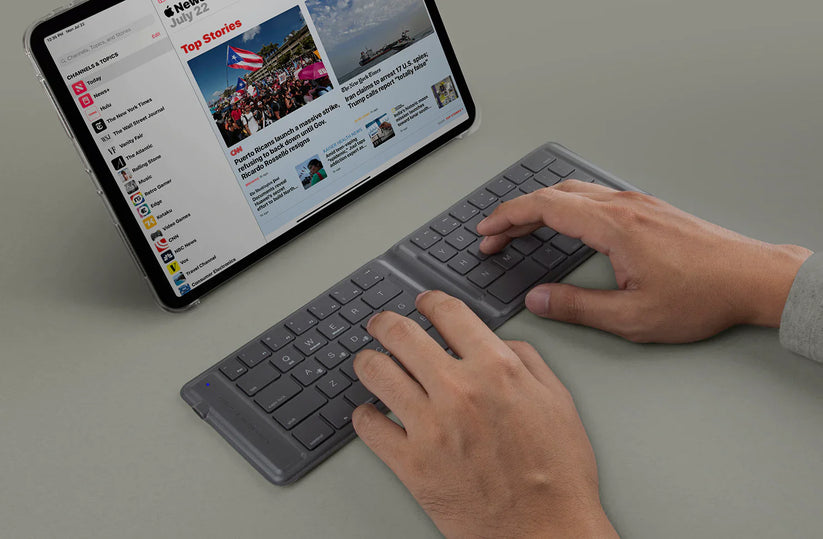 Składana klawiatura UNIQ Forio Bluetooth czarny