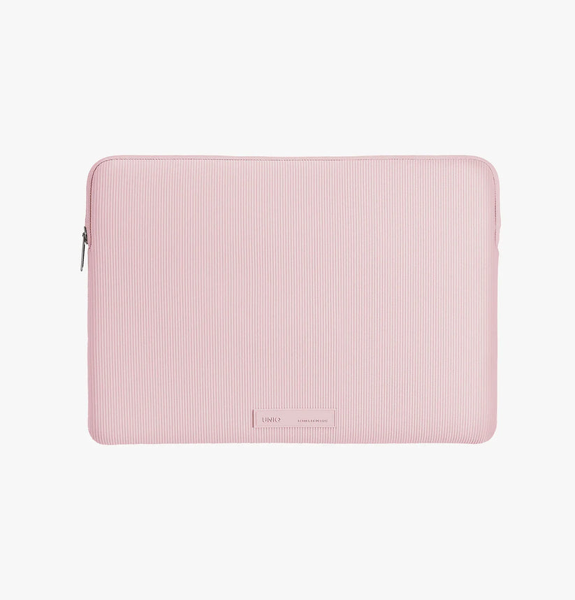 UNIQ Cyprus Ridge Edition - etui neoprenowe do MacBook Air 13" MacBook Neo 13" różowe