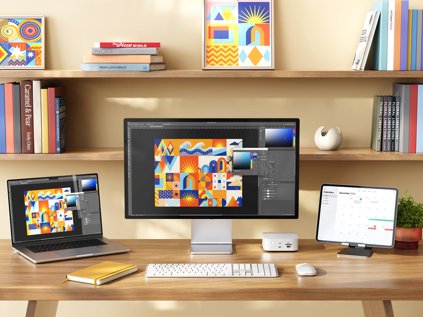 Satechi Slim EX3 - klawiatura BT do trzech urządzeń z przełącznikiem trybu Mac/Windows silver