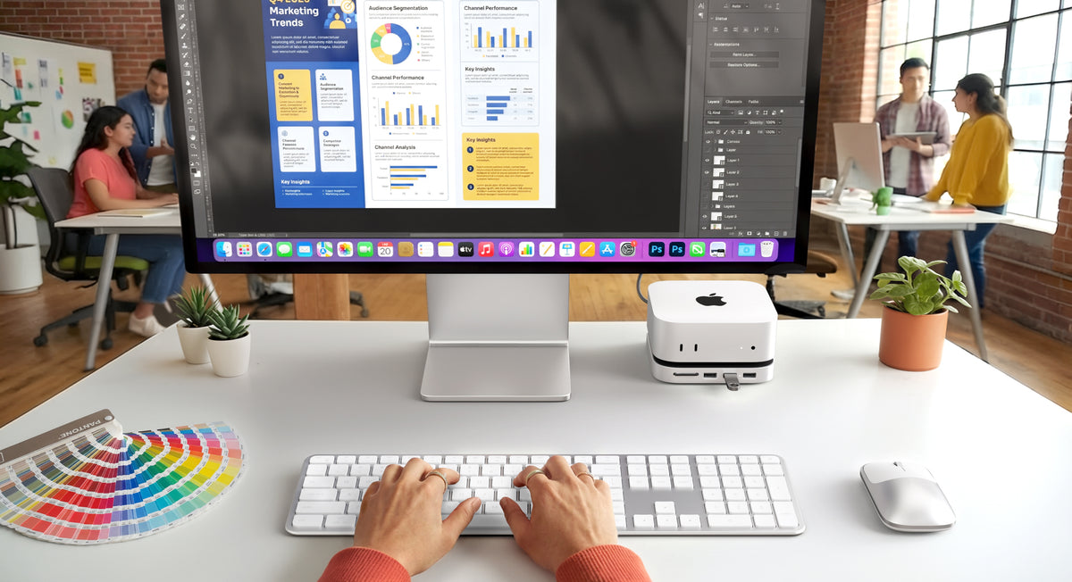 Satechi Slim EX3 - klawiatura BT do trzech urządzeń z przełącznikiem trybu Mac/Windows silver