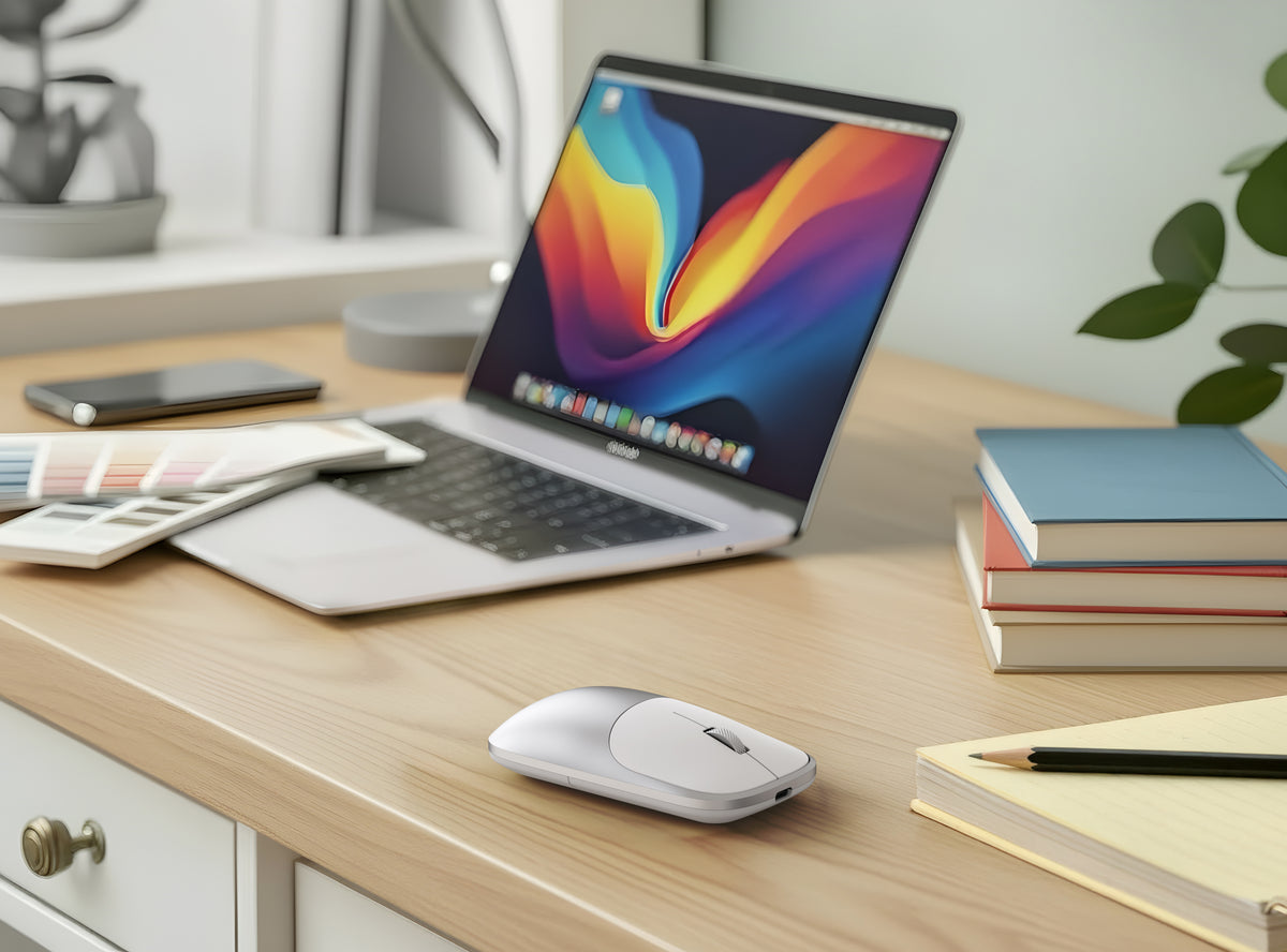 Satechi Slim EX Mouse - mysz bezprzewodowa do dwóch urządzeń srebrna