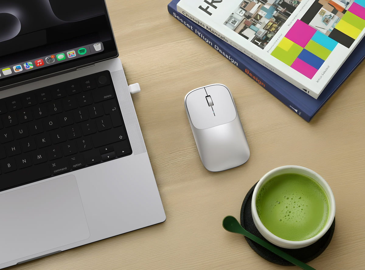 Satechi Slim EX Mouse - mysz bezprzewodowa do dwóch urządzeń srebrna